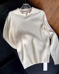 Polo en cachemire et laine – Homme | LOROVELA