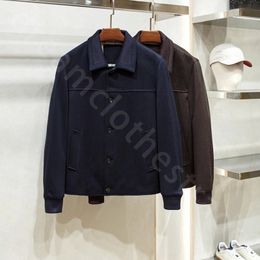 Manteau en laine col à revers – Homme | LOROVELA