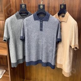 Polo en laine et soie col à revers – Homme | LOROVELA