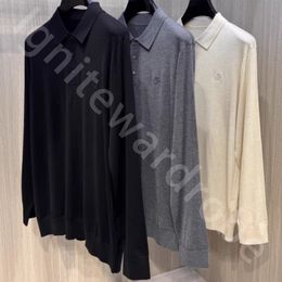 Pull en laine broderie – Homme | LOROVELA