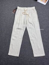Pantalon en lin et coton – Homme | LOROVELA