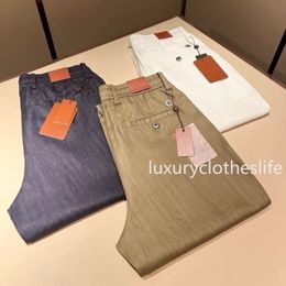 Pantalon en lin et coton – Homme | LOROVELA