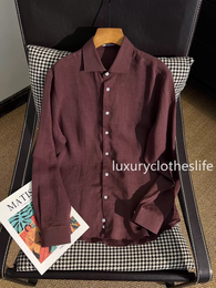 Chemise en lin – Homme | LOROVELA