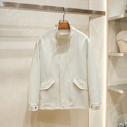 Manteau en laine col montant – Homme | LOROVELA