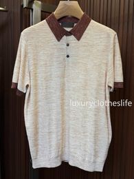 Polo en cachemire col à revers – Homme | LOROVELA