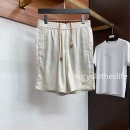 Pantalon en lin broderie – Homme | LOROVELA