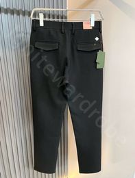 Pantalon en cachemire broderie – Homme | LOROVELA