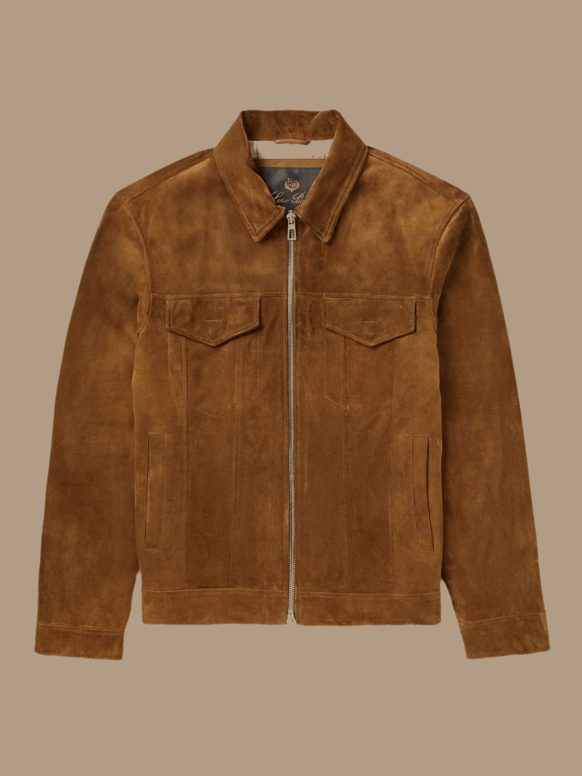 Loro Piana Suede Trucker Jacket