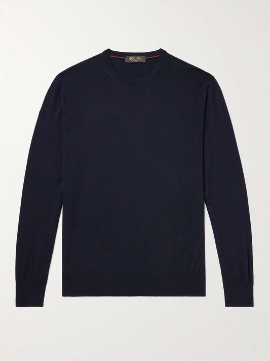 Loro Piana Pull A Col Rond Cash Light