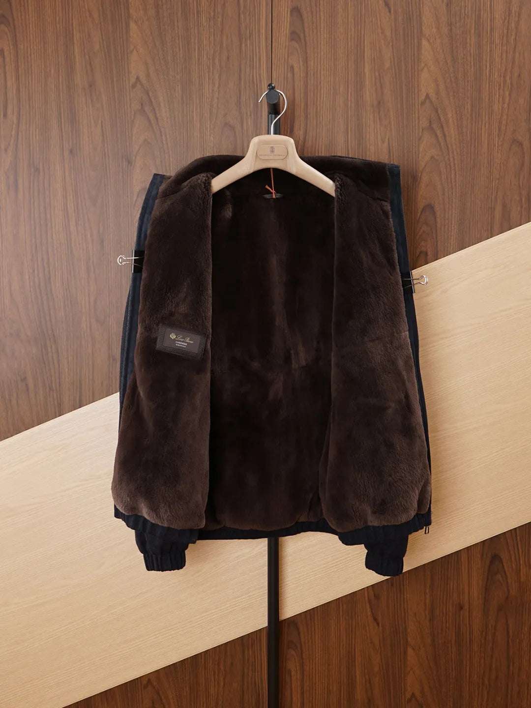 Loro Piana Sweater Bomber Jersey Novalis