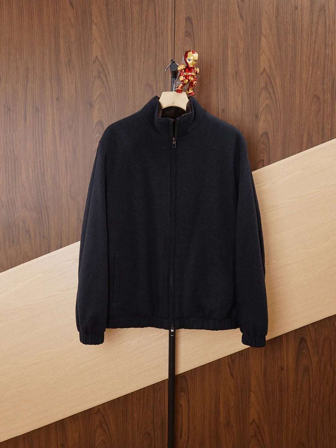 Loro Piana Sweater Bomber Jersey Novalis