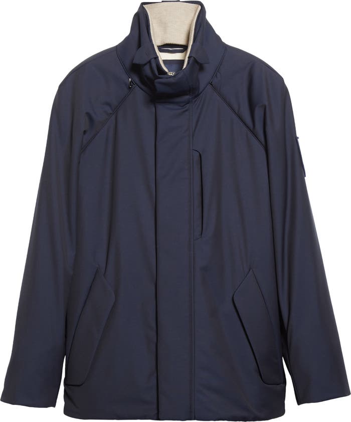 Loro Piana Icer Snow Wander Padded Virgin Wool Blend Jacket