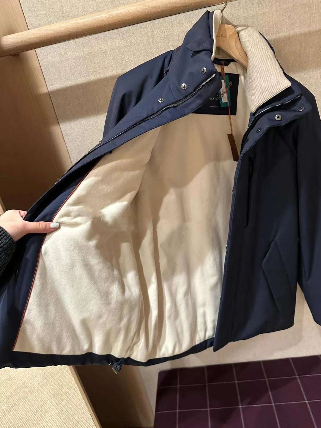 Loro Piana Icer Snow Wander Padded Virgin Wool Blend Jacket