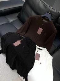Chemise en coton col rond – Homme | LOROVELA
