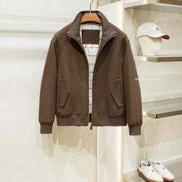 Manteau en laine et coton – Homme | LOROVELA