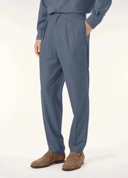 Pantalon en lin et coton – Homme | LOROVELA