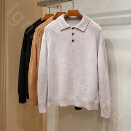Pull en laine col à revers – Homme | LOROVELA