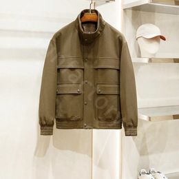 Manteau en laine et coton – Homme | LOROVELA
