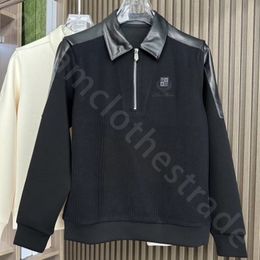 Pull en laine et cuir – Homme | LOROVELA