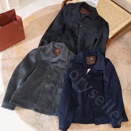 Manteau en laine col à revers – Homme | LOROVELA