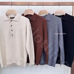 Pull en laine col à revers – Homme | LOROVELA