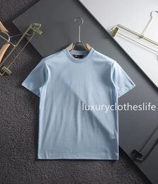 Pièce signature en coton col rond – Homme | LOROVELA