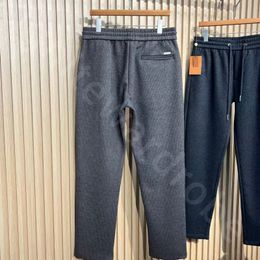 Pantalon en laine broderie – Homme | LOROVELA