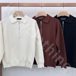 Polo en laine broderie – Homme | LOROVELA